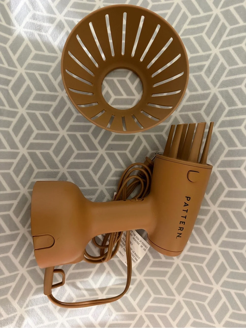 PATTERN Mini Hair Dryer in Rust Brown